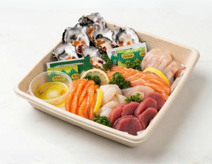 Dressed-Sashimi-Oyster-Platter-Manettas-Seafood-Market