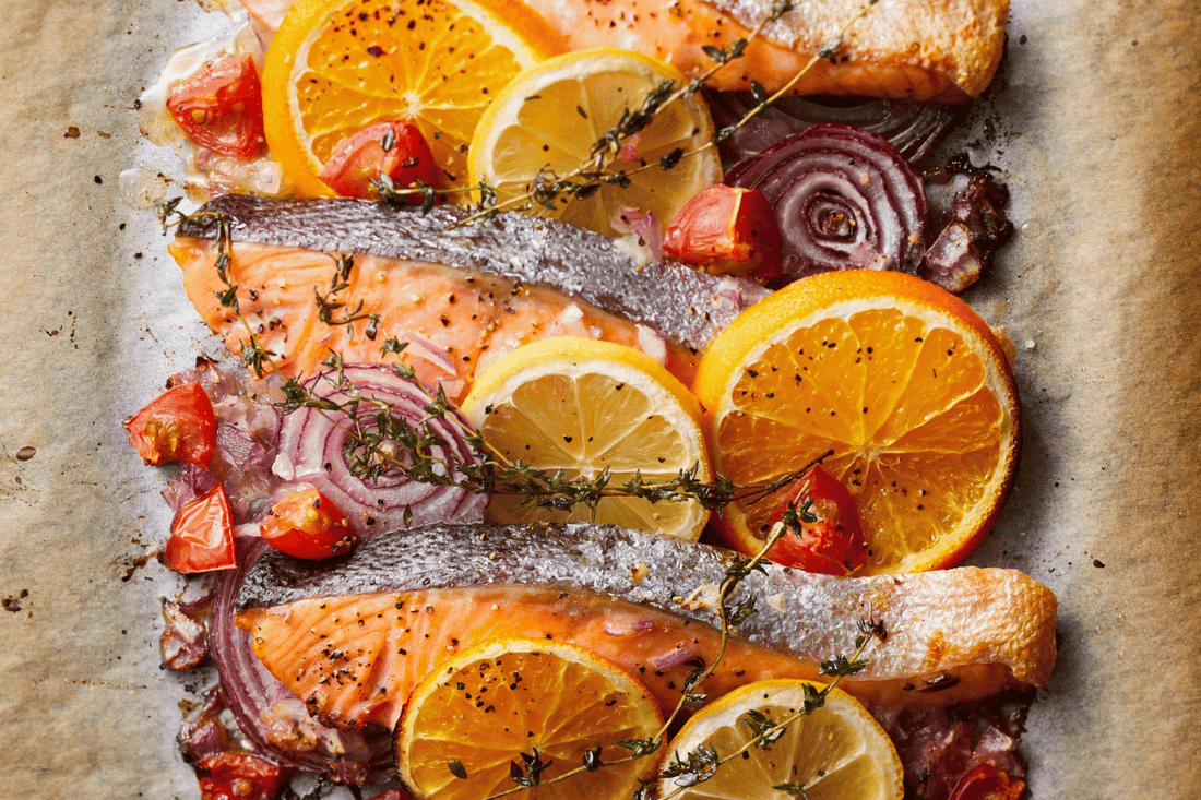 Baked Garlic Herb Salmon