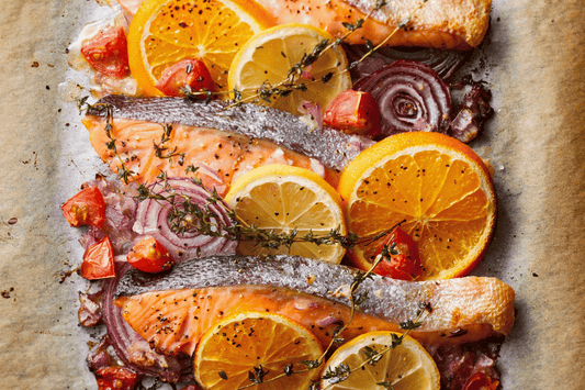 Baked Garlic Herb Salmon