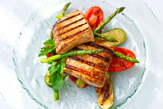 Balsamic Marinated Swordfish Steak