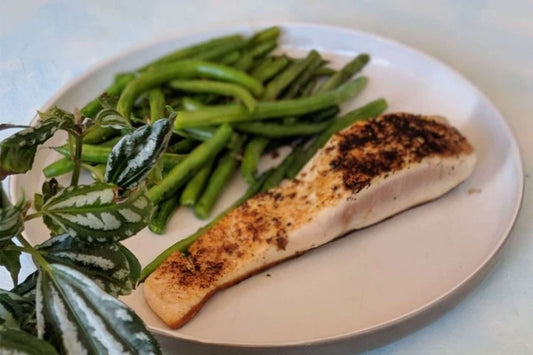 Coconut & Finger Lime Crusted Kingfish