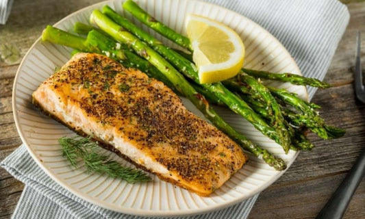 Pan-Seared Salmon & Asparagus
