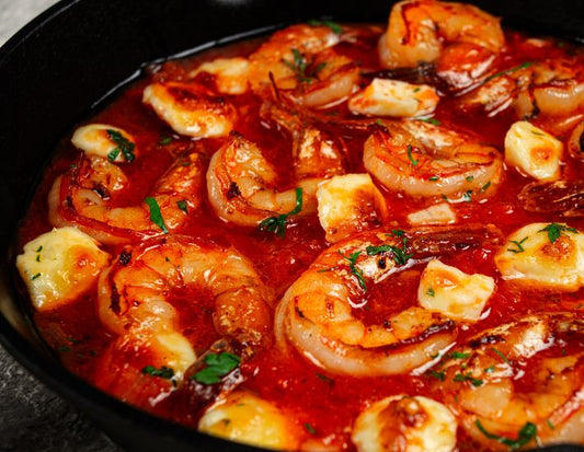 Prawn Saganaki