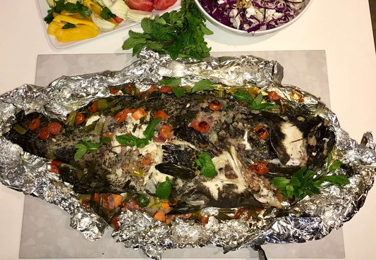 Vegetable Stuffed Groper