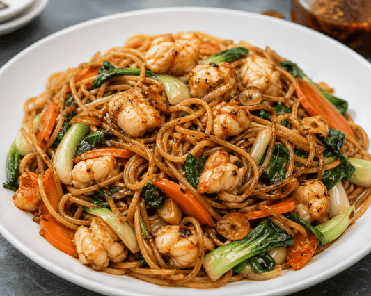 XO Noodles with Slipper Lobster
