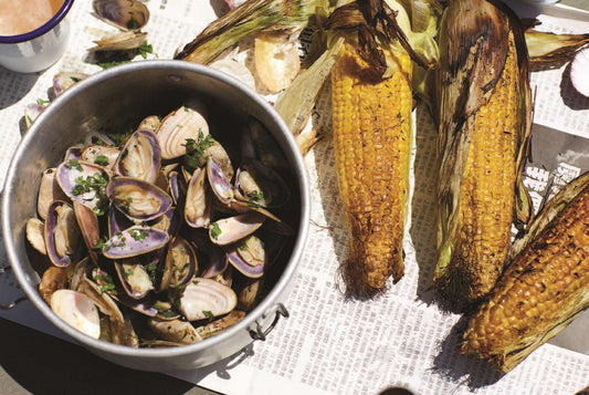 Grilled Pippies with Jalapeño Parsley Butter Recipe