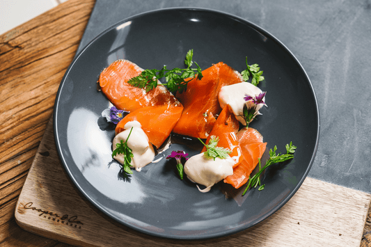 Smoked Salmon with Crème Fraiche