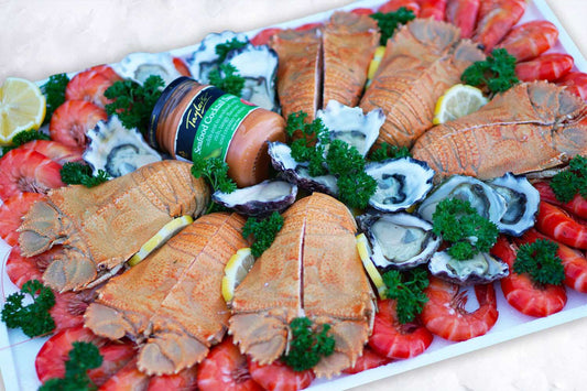 Bug-and-Prawn-platter-Manettas-Seafood