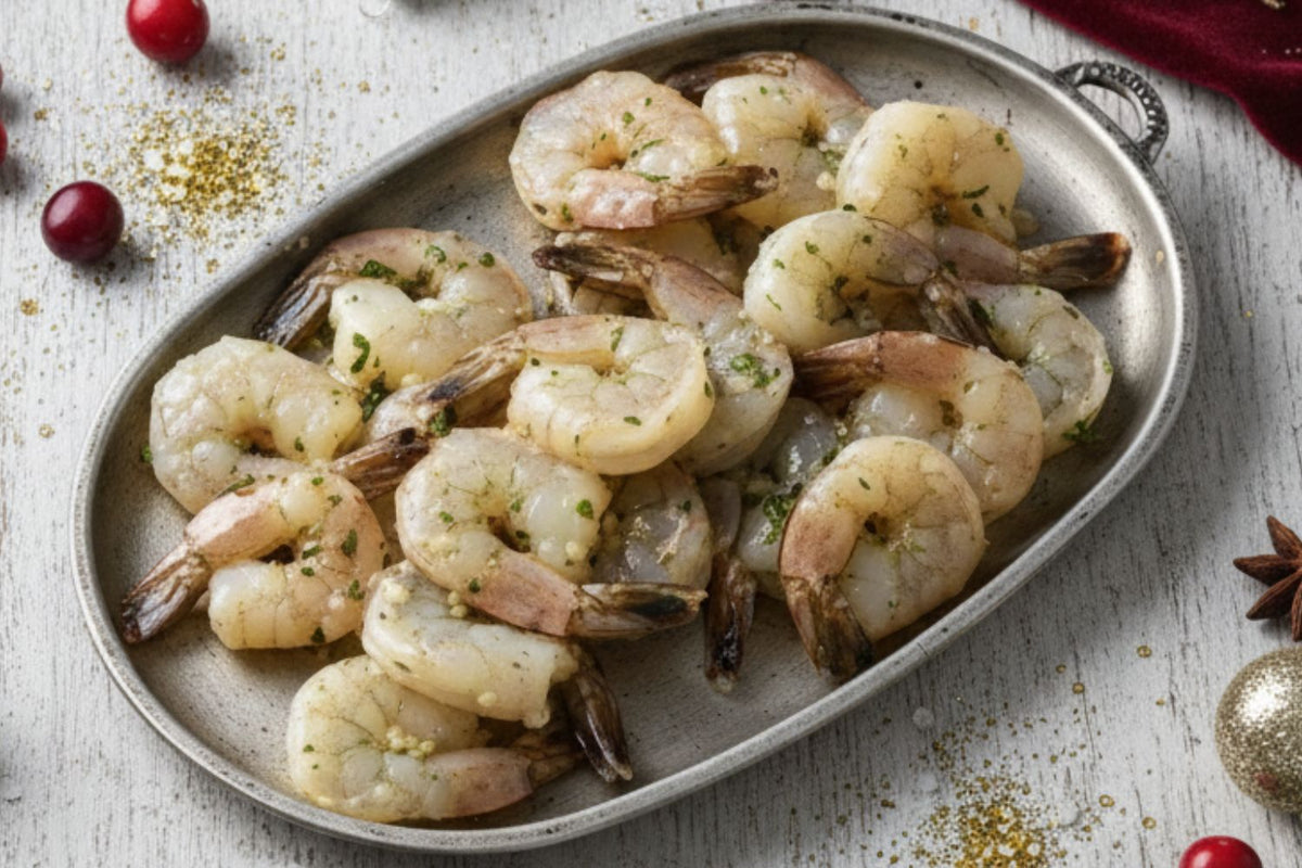 Garlic Marinated Prawn Cutlets